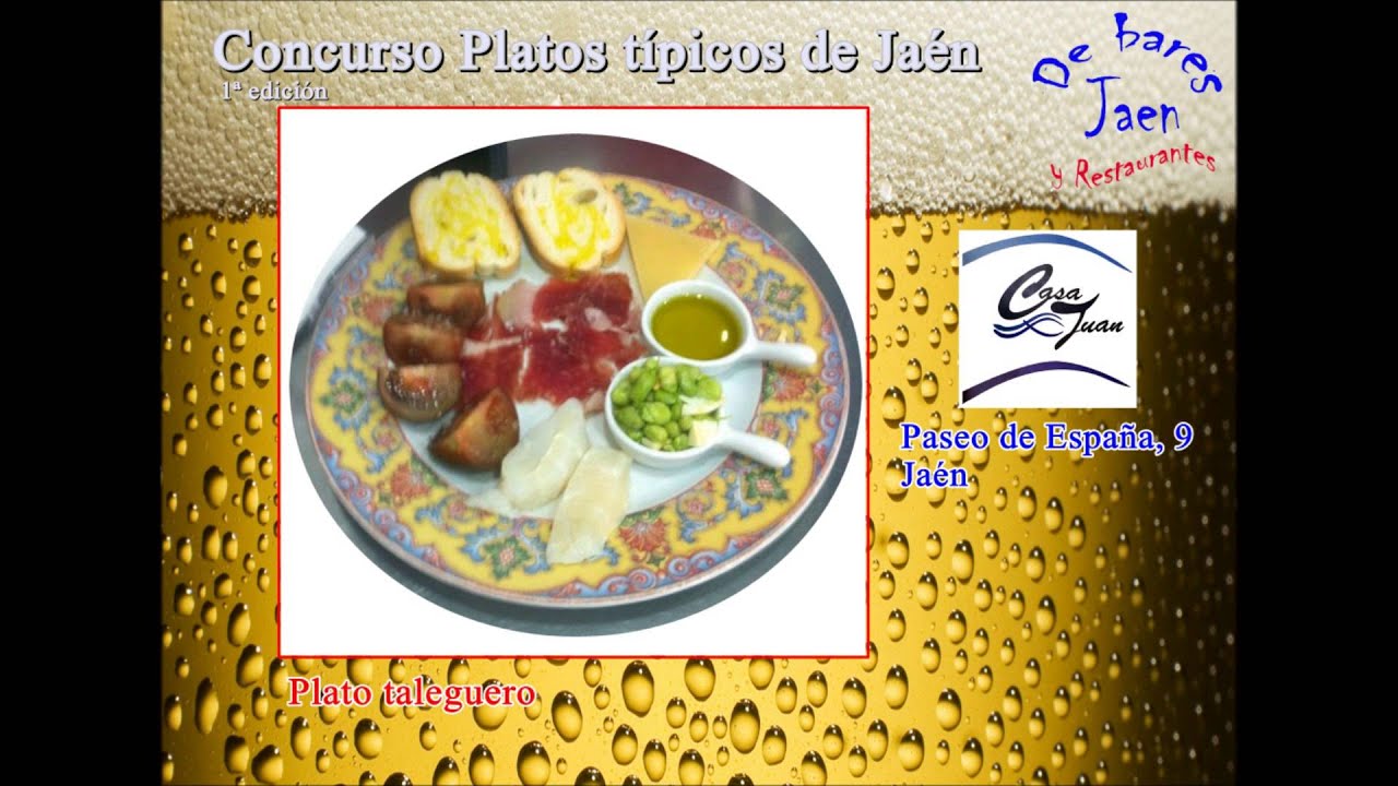 Platos y comida típica de Jaén